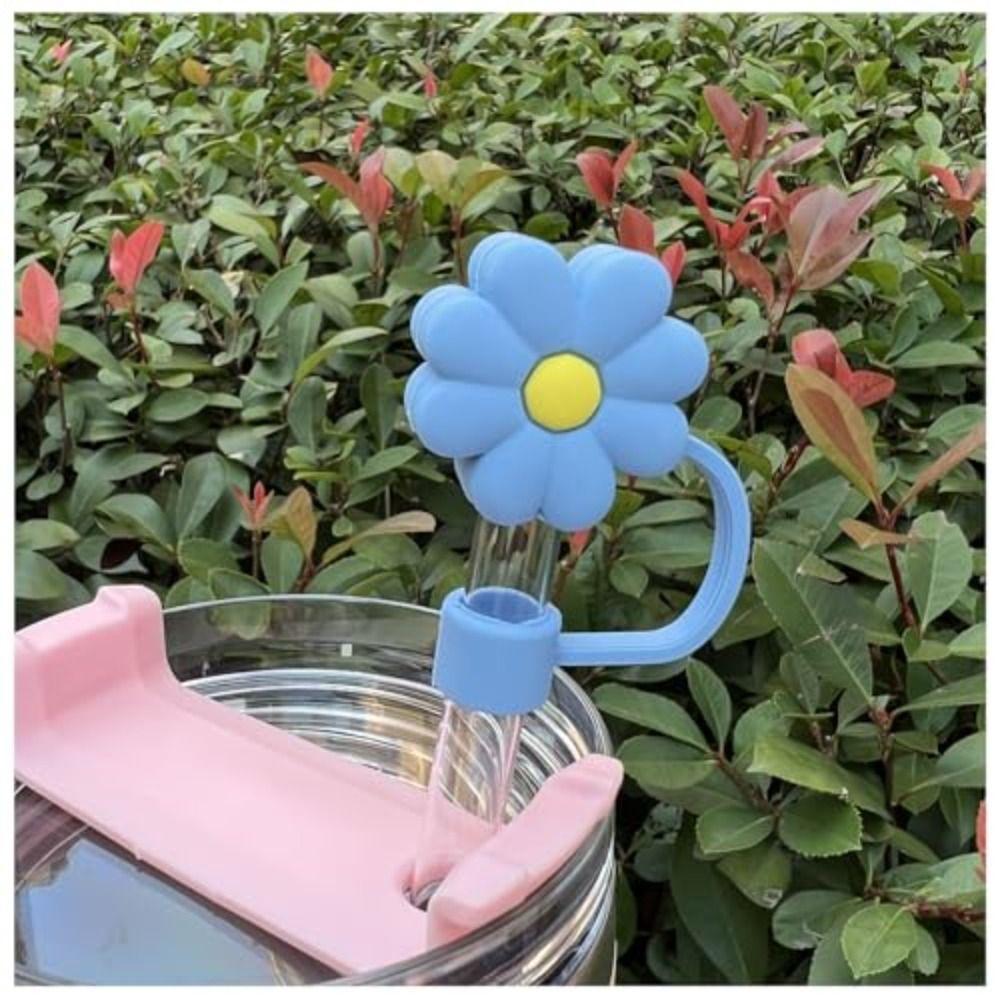 5/6 ks Růžové krytky na brčka Roztomilé prachotěsné zátky Kreativní sada zátěžek proti rozlití