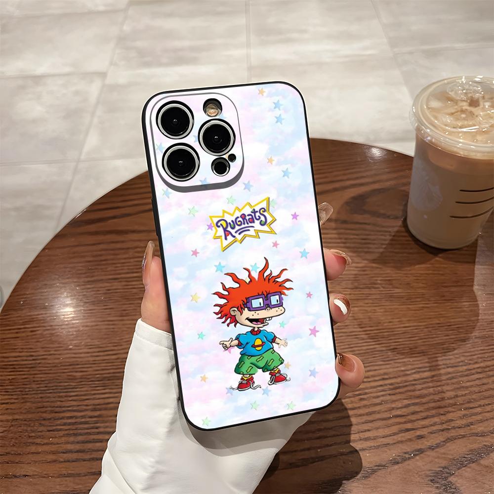 Phone Case For 17 Pro Max Iphone 14 Pro Max 12 16 15 13 Pro 11 Xr X Xs 8 7 Plus Back Cover Boy & Girl Rugrats Chuckie's