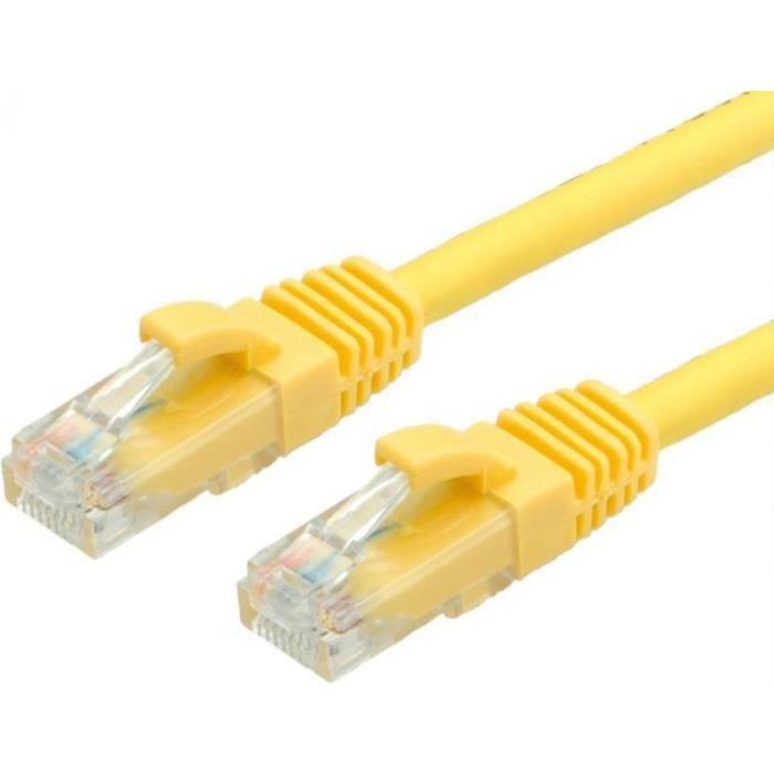 Value Câble Patch Cat.6A UTP - débits de données jusquà 10 Gbit/s - Twisted Pair Câble de raccordement avec