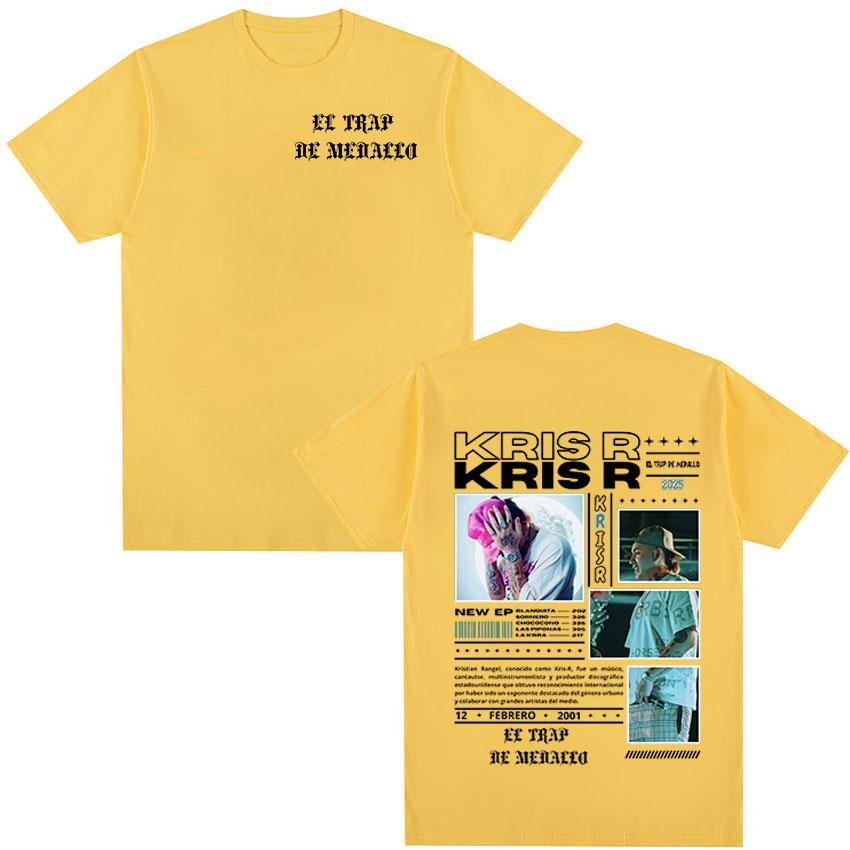 Rapper Kris R Return To The Trap 2025 new Album T Shirts Unisex summer fashion ONeck Tshirt Unisex Hip Hop gothic Tees streetwear