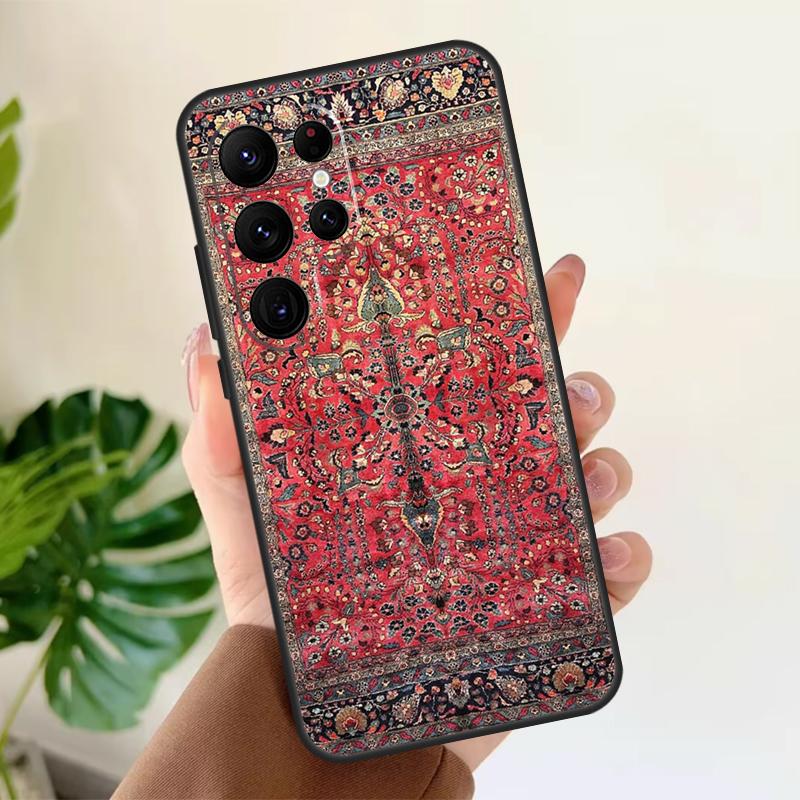 Persian rug art Soft Case For Samsung Galaxy S25 Ultra S21 S22 S23 S24 Plus S9 S10 S20 FE S24 FE Phone Cover