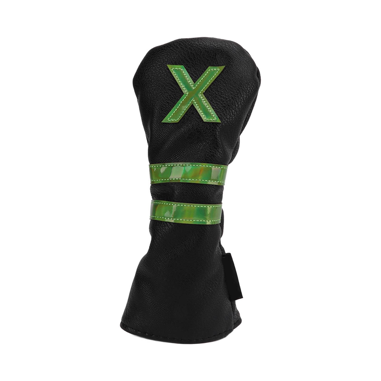 PU Waterproof Golf Head Covers Internal Thickened Plush Durable Golf Wood Head Covers