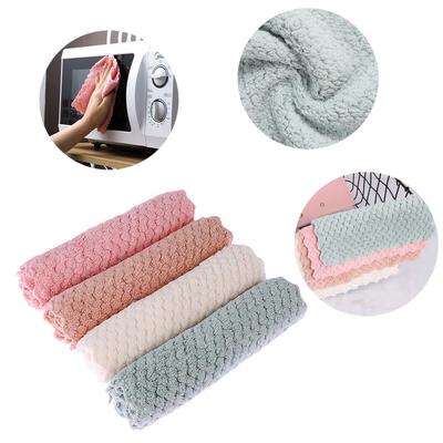Window Absorbent Microfiber Kitchen Supplies Dishcloth Cleaning Cloth Cleaning Rags Washing Towel