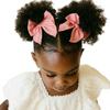 2Pcs Black Mini Afro Kinky Curly Hair Bun Elastic Afro Puff Drawstring Ponytail  Little Girls