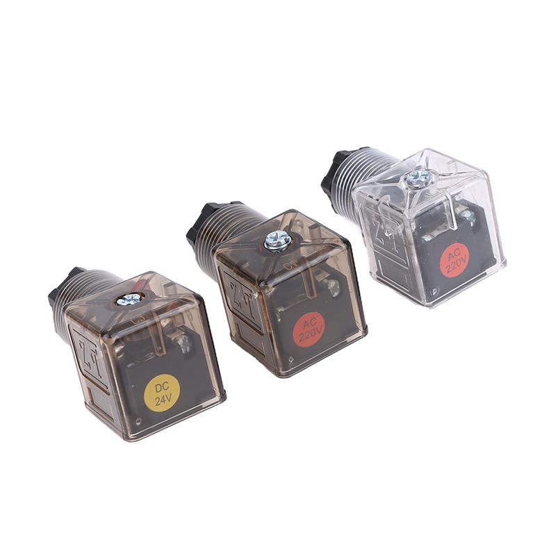 Magnetspulenstecker Hydraulikventil Transparent Spannung Universelles Zubehör DC24 Magnetventil Magnetventil
