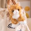 Simulato Gatto Gattino Grigio Peluche Giocattolo Animale da Fattoria Imbottito Gattino Bianco Nero Bambole Morbide Sdraiato Gatto Arancione Peluche Cuscino Pet Giocatore