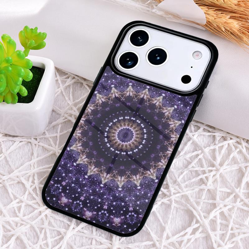 Bohemian Tie Dye Hippie Mandala Phone Case for iPhone 17 Air 16 15 11 12 14 13 Pro Max Shockproof Cover