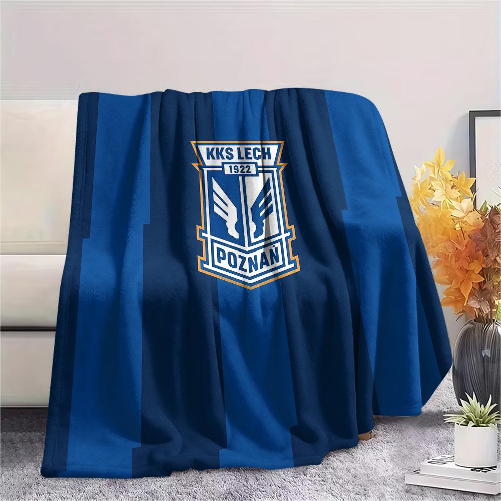 Lech Poznan Flannel Blanket, High quality Comfortable for All Seasons, Home Decor, Warmth and Comfort