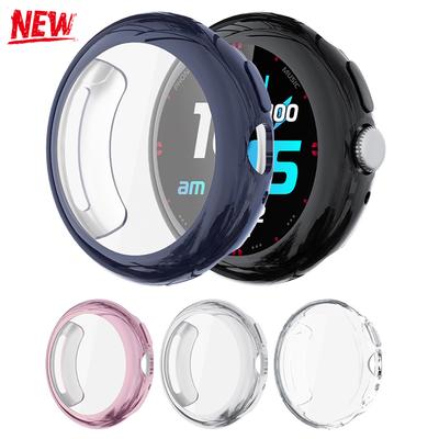 Screen Protector Case For Google Pixel Watch 4 41mm / 45mm Soft TPU Face Cover All-Around Protective Bumper Accessories