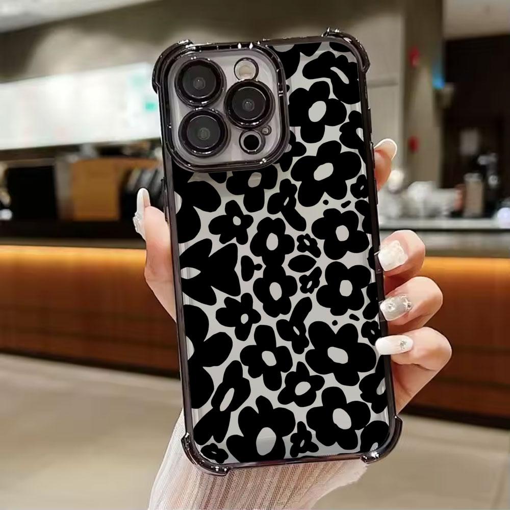 

Leaf Flower Butterfly Line Art Phone Case For Xiaomi 15T 14T 13 Pro 15 F8 Ultra Poco X7 F7 Pro 5G X3 5 X6 F5 M7 Soft Clear Cover POCO F5 Pro