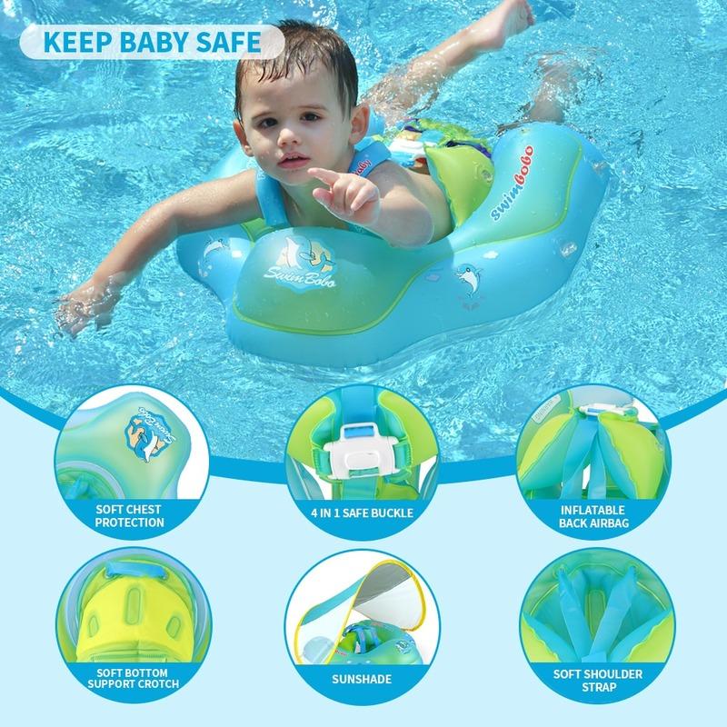 Baby Swimming Float Inflatable Infant Floating Kids Swim Ring Circle Bathing Summer Toys Toddler Rings