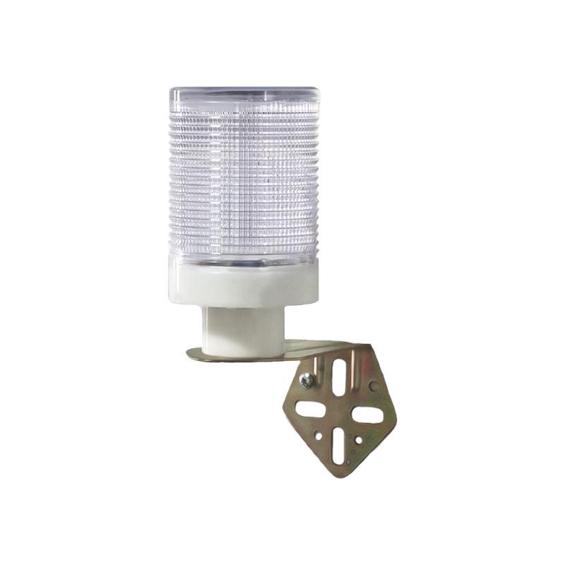 Red-Blue LED Solar Sensor Road Traffic Safety Warning Light