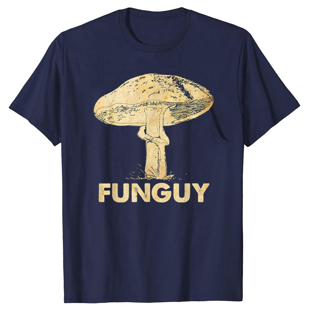 Funguy Zábavné Houby Houba Grafická Trička Tričko Pánské Dámské Módní Ležérní Oversized 100% Bavlna Tričko