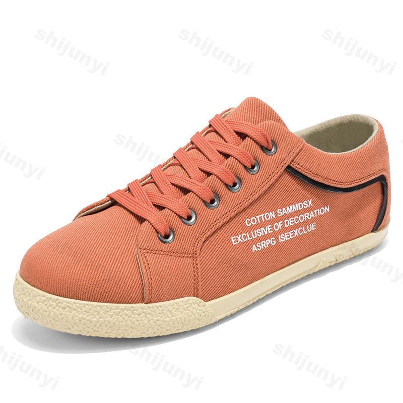 Fashion 2025 Spring New Style Men's Low Top Flat Shoes Thick Soled Height Increasing Casual Shoes Lightweight Non slip Lace Up Sneakers