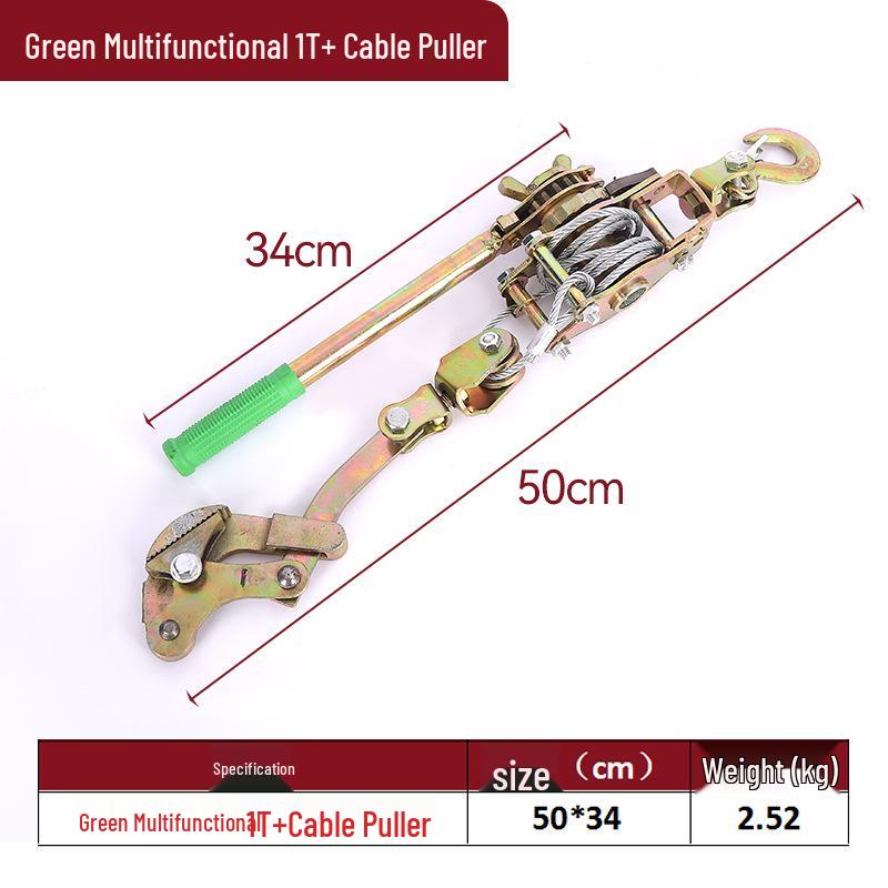 Multi-Spec Steel Wire Rope & Double Hook Tightener