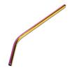 Rainbow Straws Stainless Steel Drinks Straw Metal Drinking Cleaner Reusable Barr