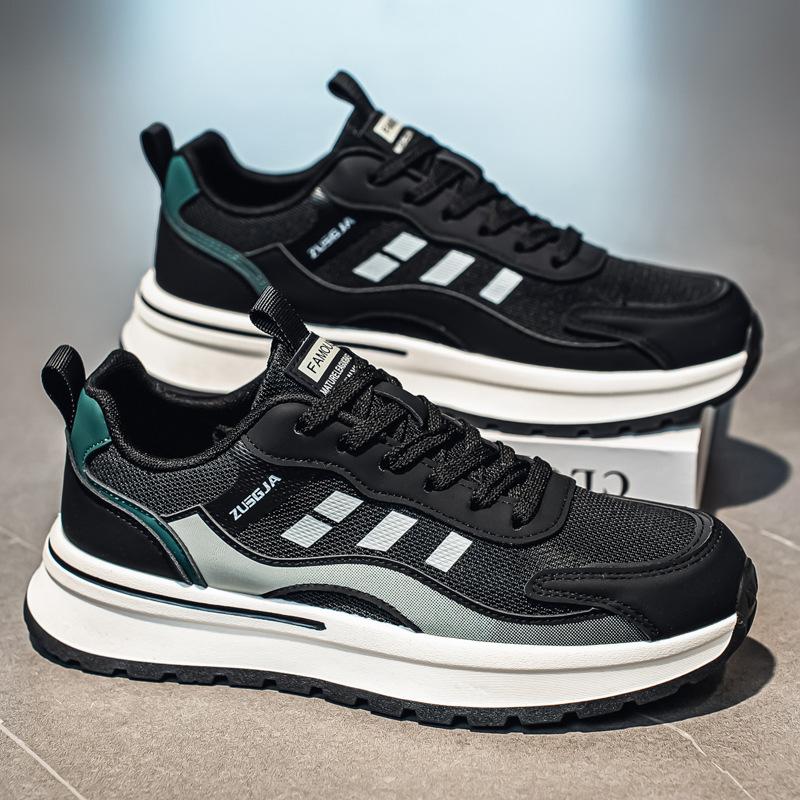Neue Frühjahrs-Sportschuhe Freizeit Schuhe Jugend Rutschfest Laufschuhe Plateau Forrest Gump Vaterschuhe