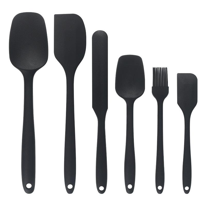 6-piece kitchen baking tool set silicone spatula cake cream silicone spatula oil brush spatula