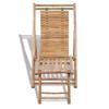 Bamboo Reclining Chair with Footrest