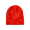 Winter Imitation Mink Hair Children's Knitted Hat, Solid Color Imitation Rabbit Hair Wool Hat for Boys and Girls Outdoor Warm Cold Hat