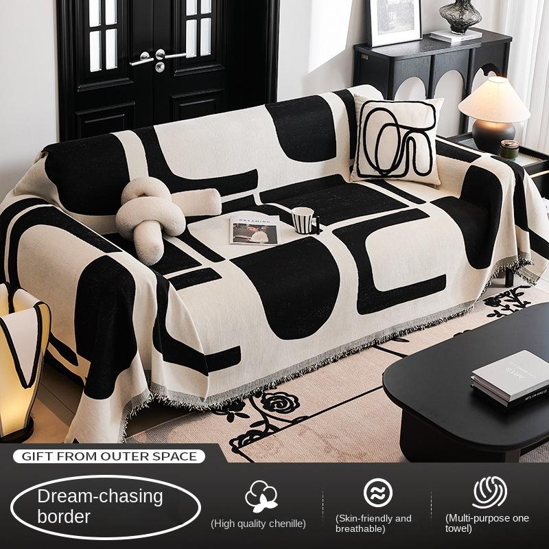 

Роскошная ткань, всесезонный универсальный противоскользящий чехол на подушку сиденья, полный комплект, три в одном, одно одеяло с защитой от кошачьих царапин 180*130