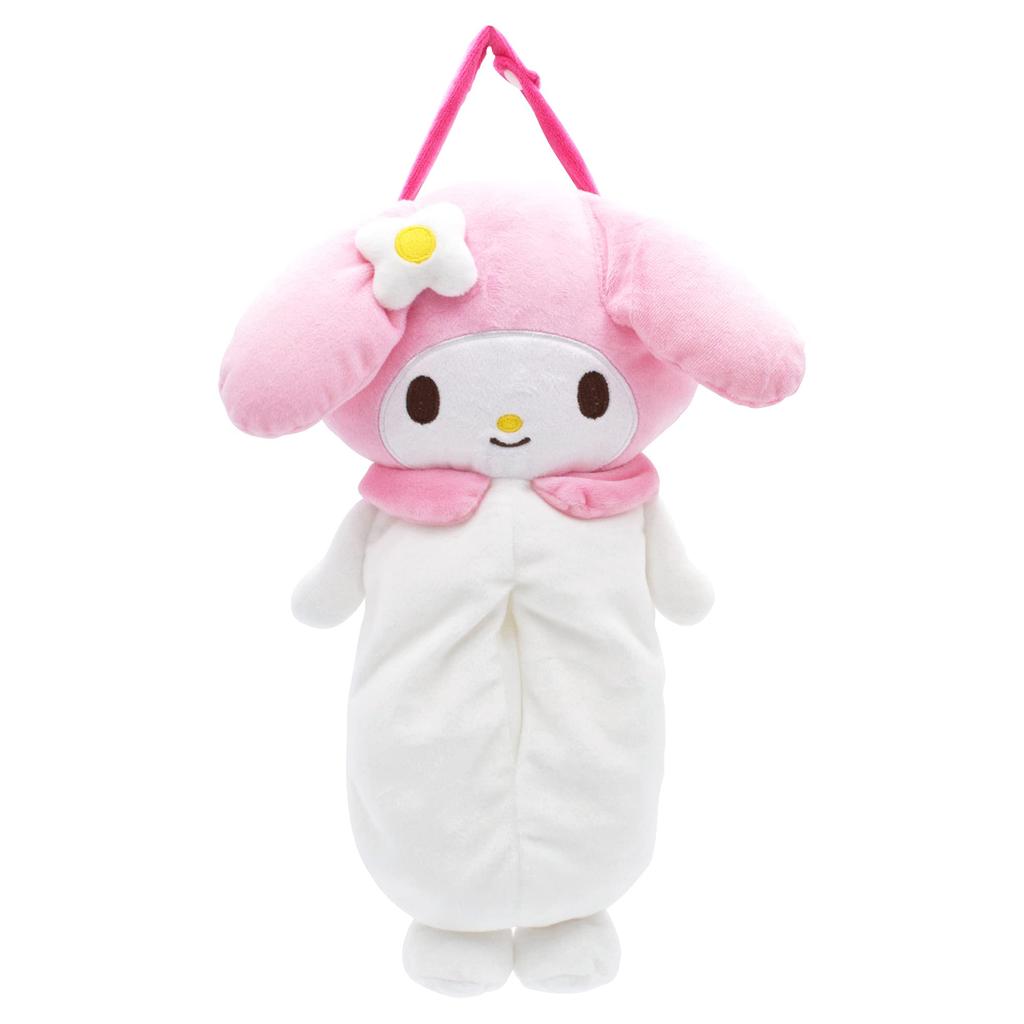MORIPiLO Morishita Pocket Tissue My Fluffy Plush Character 4620651 Case, Hanging/Wall-Mounted/Car-Ready, Melody, Pink, Approx. 40cm, Material, Cover,