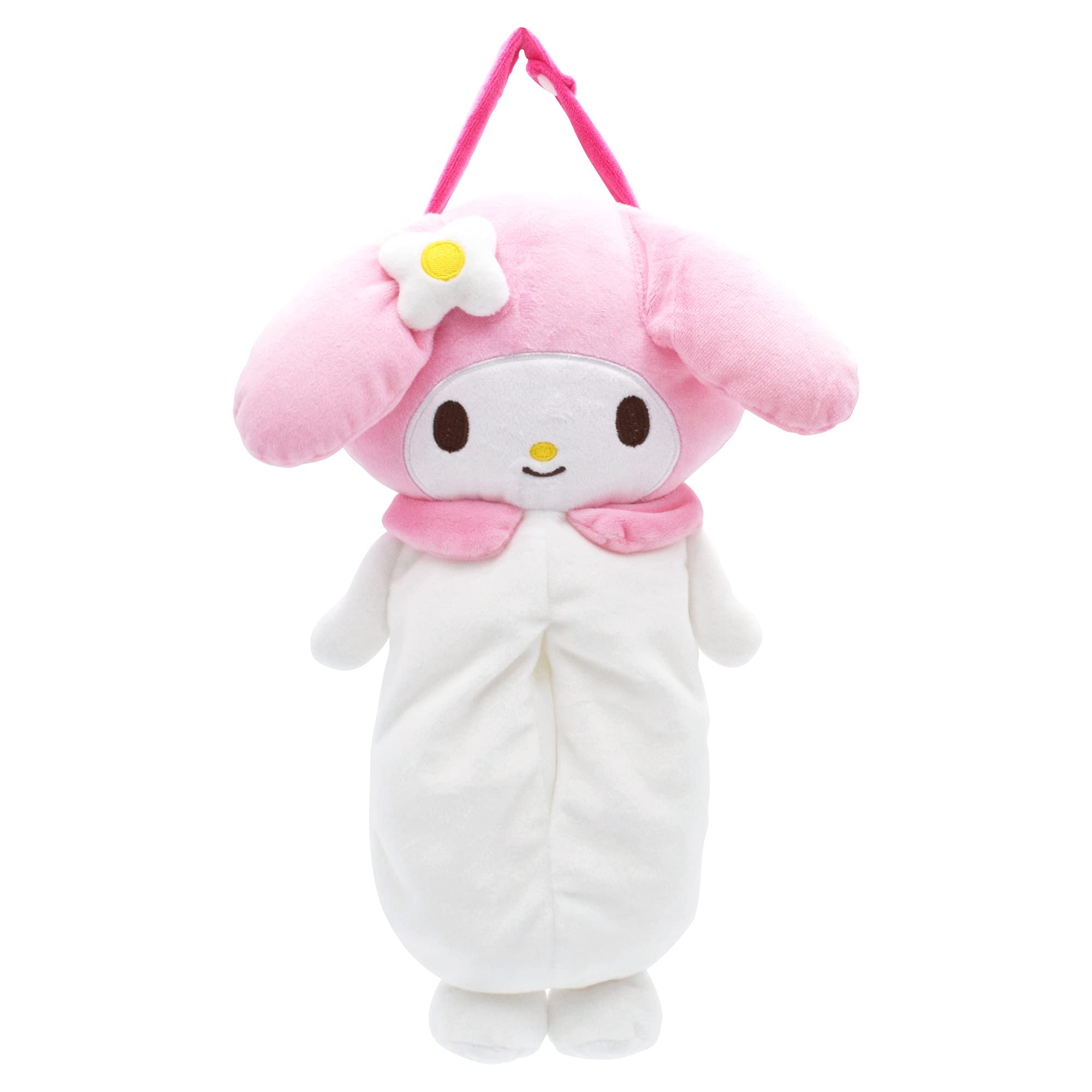 

MORIPiLO Morishita Pocket Tissue My Fluffy Plush Character 4620651 Case, Hanging/Wall-Mounted/Car-Ready, Melody, Pink, Approx. 40cm, Material, Cover,