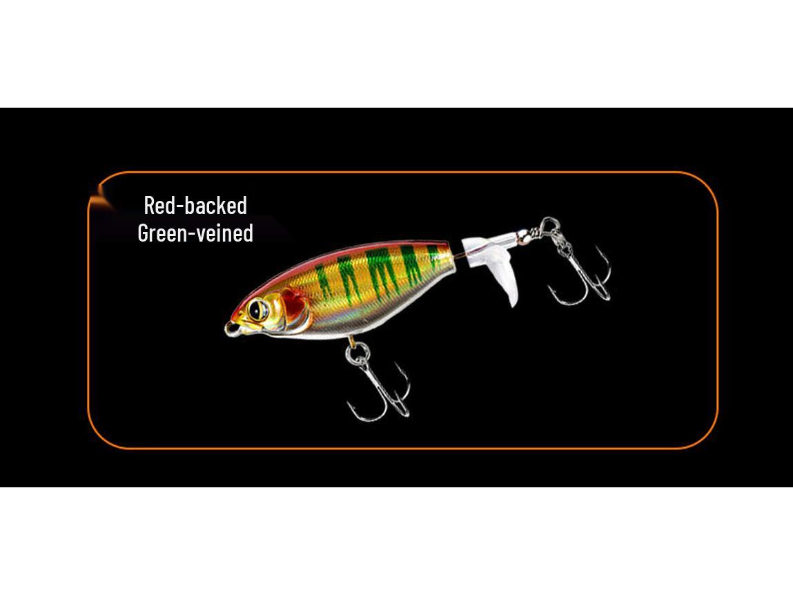 

Биомиметическая пропеллерная приманка-поппер для пресноводной и морской рыбалки 10g [Laser 360° Rotation]