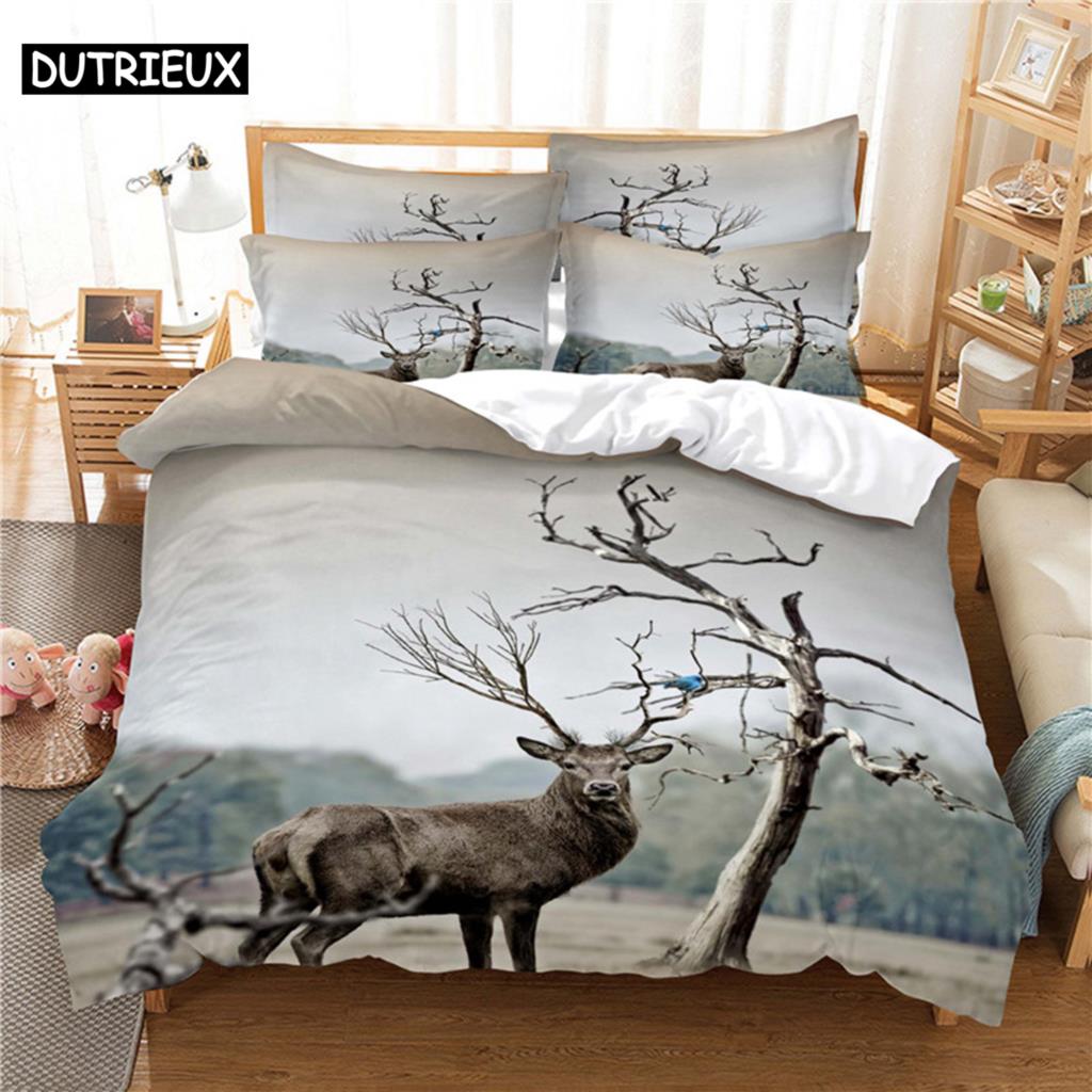 Comforter 3D Digital Printing Fashion Design Dolphins Bedding Set Queen Size