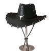 Einfarbiger Western-Cowboyhut Breiter Rand Cowgirl-Kappe Klassischer Sommerhut Reisen