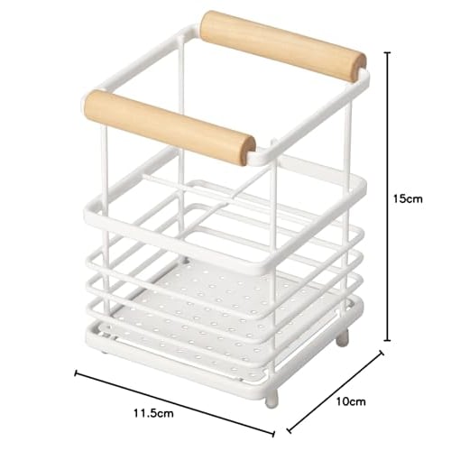 Wahei Freiz Tool Stand with Dividers for Ladle, Turner, and Chopsticks, RG-0454