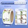 250 Tear-Resistant Cartoon Name Stickers for Kindergarten & First Grade Students