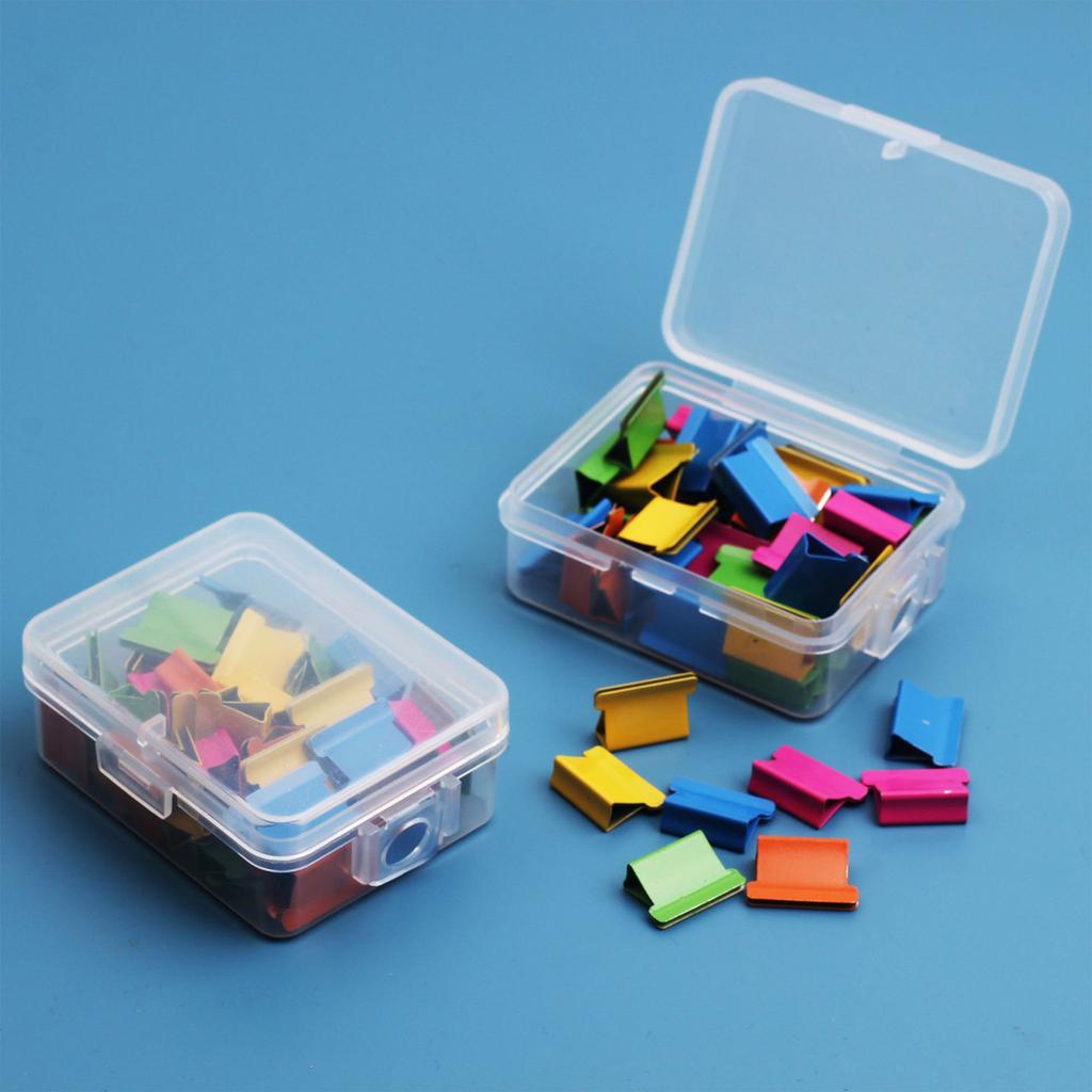 Push Stapler Binder Clips Paper Clamps Desktop Stapler Reusable Creative Stapler