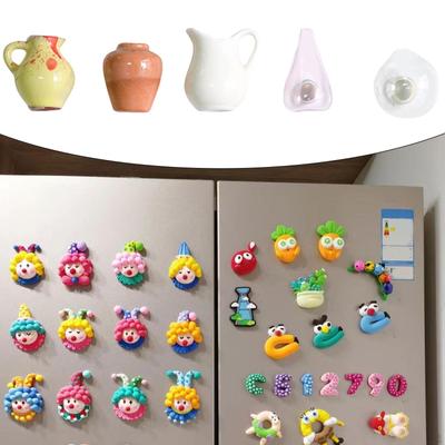 Vase Fridge Magnets Ceramic Refrigerator Stickers Decorative Supplies Dioramas Model for