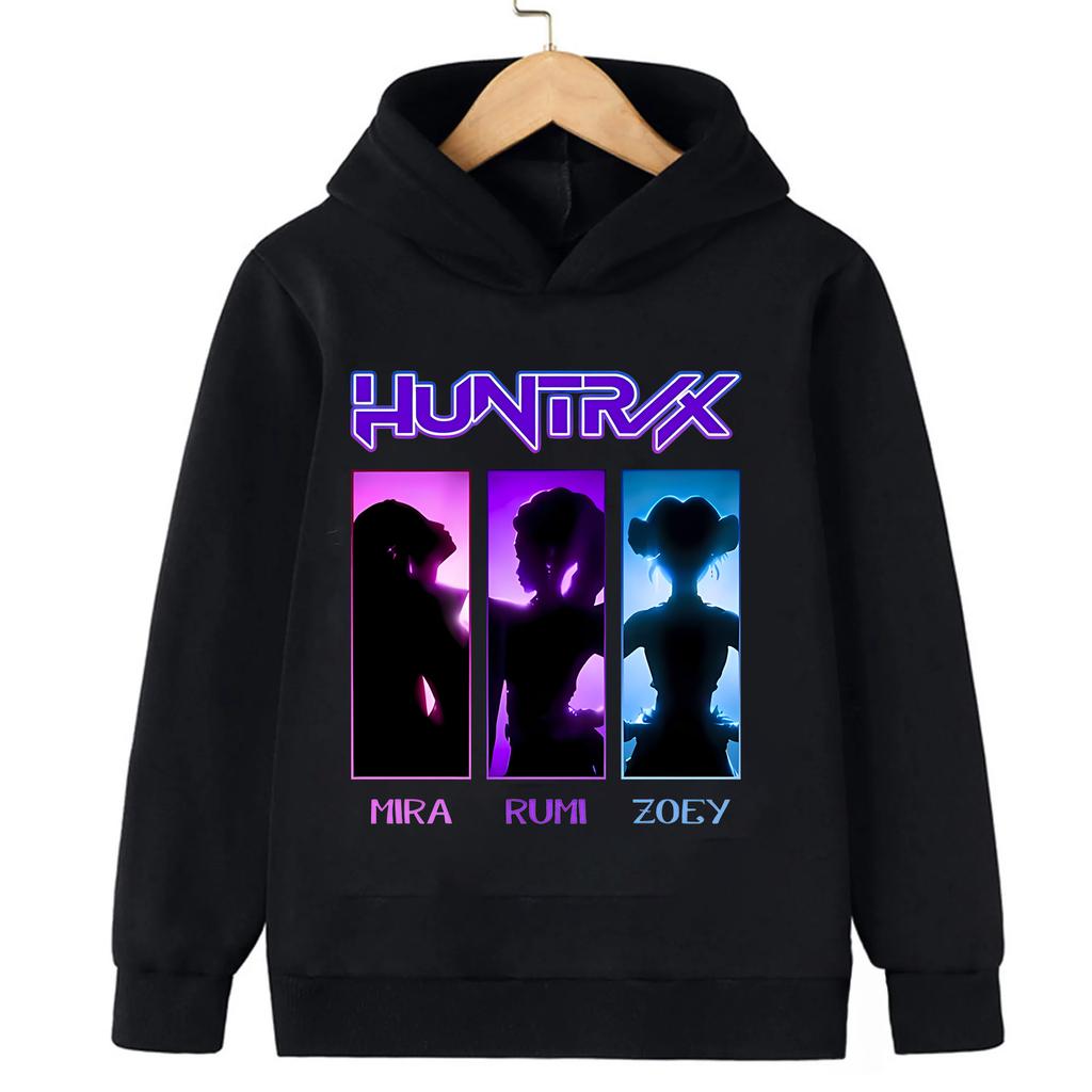 Zimní Nová Mikina s Kapucí Saja Boys Band Kpop Ďábel Pop Ďábel Lovec Inspirovaný Film Unisex Vysoce Kvalitní Módní Top