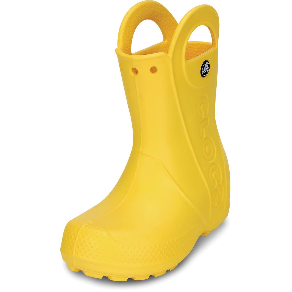 Crocs Handle It Rain 19cm Boots, Kids, Yellow,