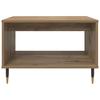 Artisan Oak Coffee Table 60 X 50 X 40 Cm Wood Based Material
