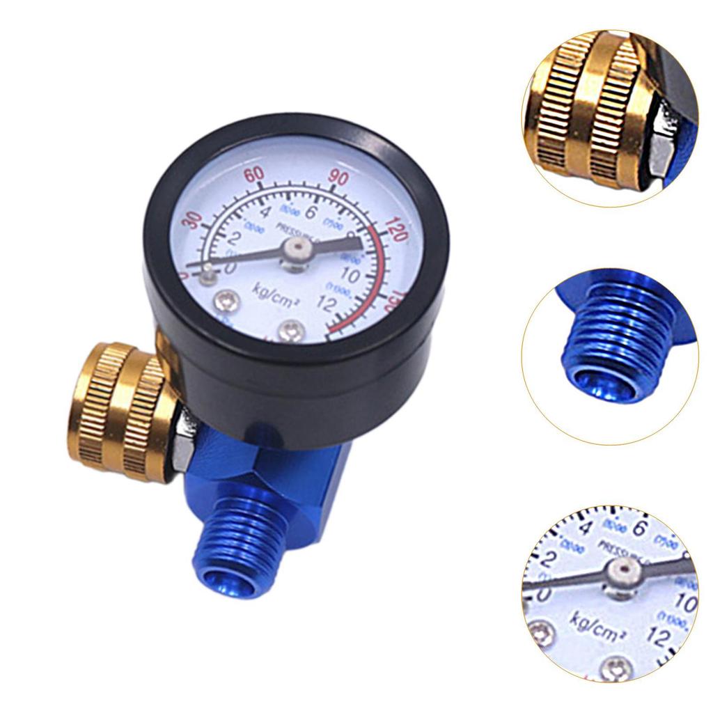 Luftdruckregler G1/4" Gewinde Kompakter Luftwerkzeug-Druckregler mit