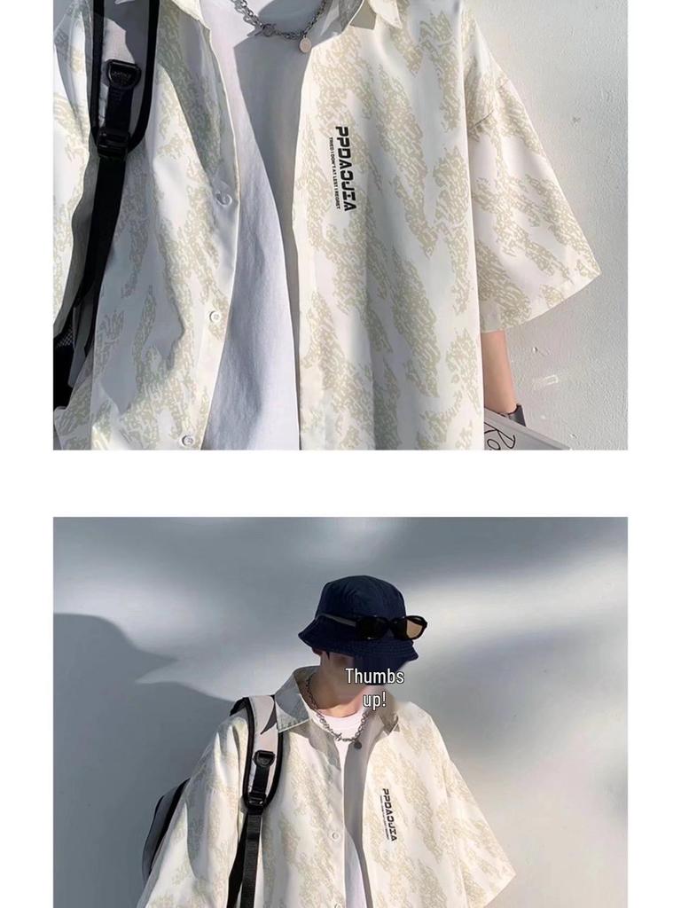 Stylish Men's Short-Sleeve Casual Shirt - Hong Kong Spring/Summer Collection