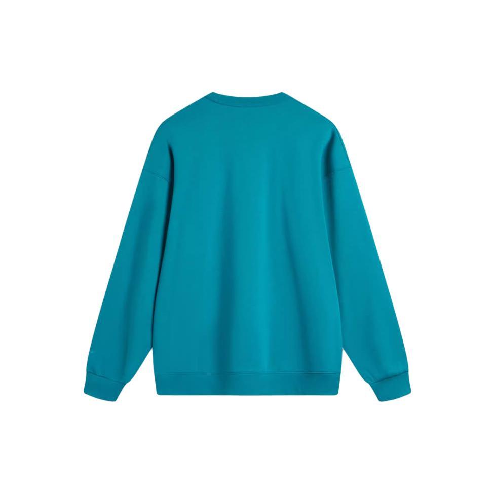 Li Ning Weekend Youth Sweatshirt Unisex Reef Cyan AWDU785-4