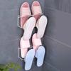 Slippers Drain Hanging Shoe Holder Double-layer Storage Shelf New Slipper Hanging Shelf  Bathroom