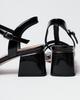 Aiformaria 3633 36 Open-toe Sandals Black Patent Leather