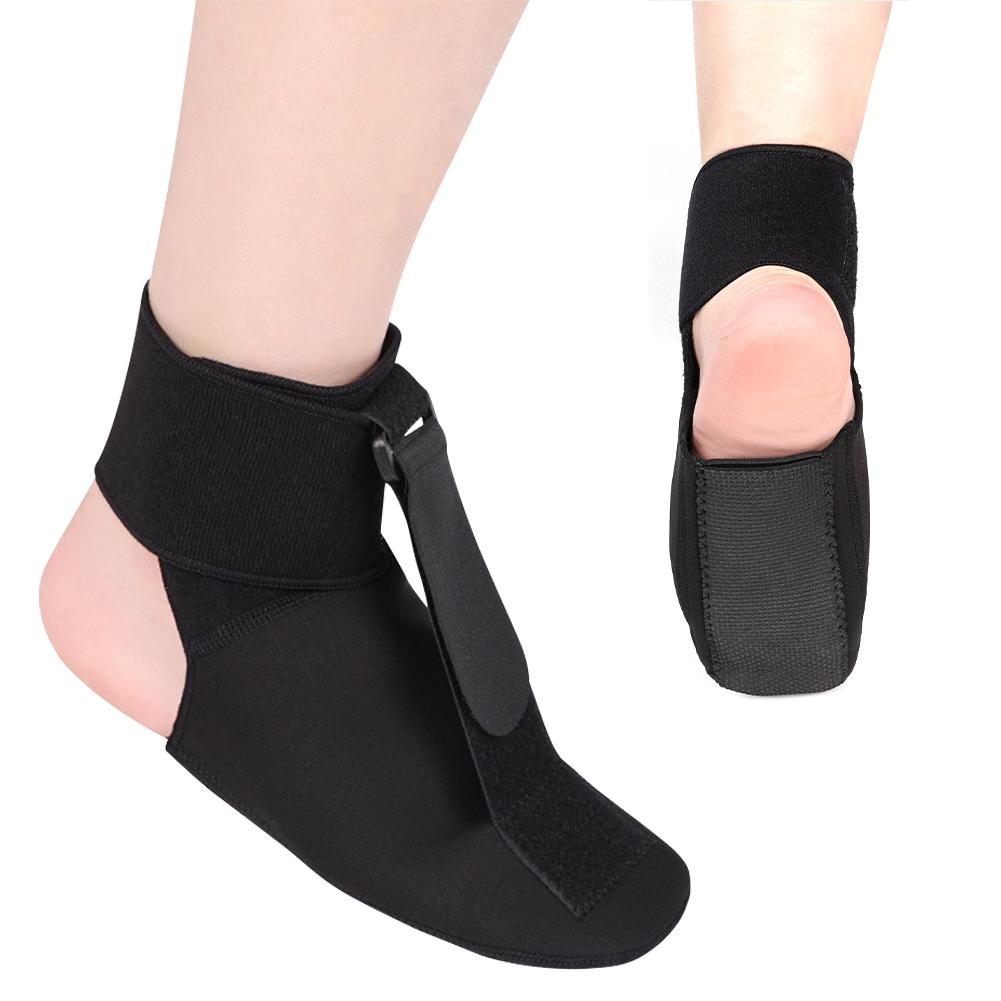 Drop Foot Orthotic Brace Plantar Fasciitis Dorsal Splint Adjustable Plantar Fascia Stretcher Brace for Achilles Tendonitis