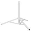 Parasol Stand White Steel for 25 32 Mm Pole
