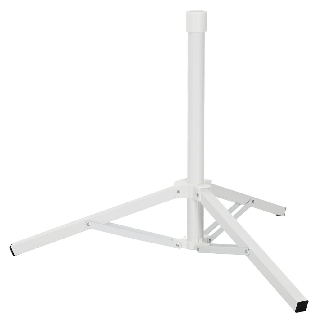 Parasol Stand White Steel for 25 32 Mm Pole
