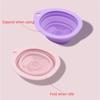 Silicone Foldable Makeup Brush Cleaner, Brush Scrubber Bowl, Portable Washing Tool Cosmetic Brush Cleaner