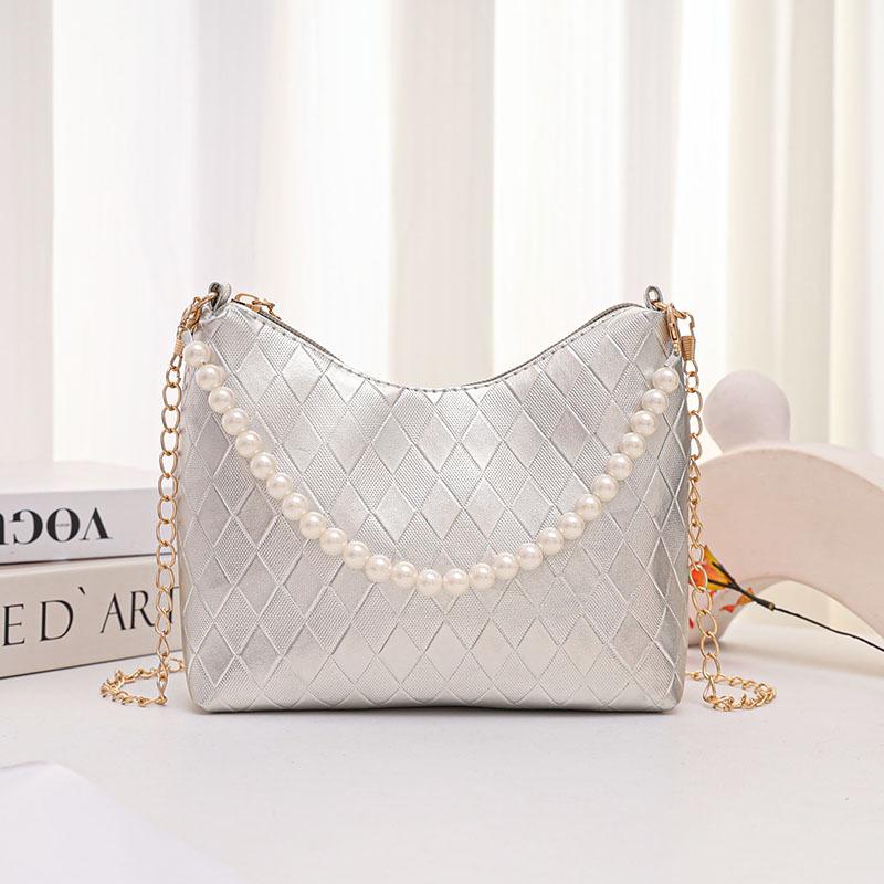 

JYL TS Women s Sling Bags Bucket Bag 008 Shoulder PU Pearl Embossed Large Capacity Bag авокадо