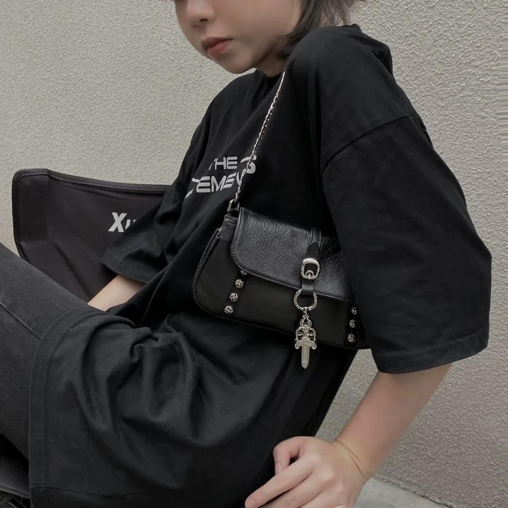 Unterarmtasche vielseitig trendig cool Kettentasche Schulter Crossbody Handtasche Damentasche