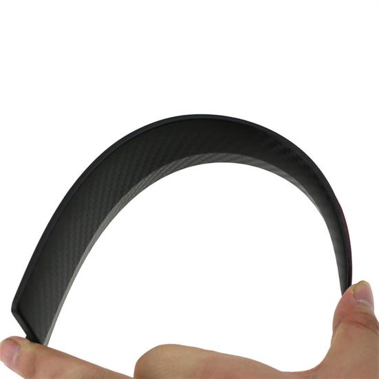 2Pcs Bumper Protective Grain Practical Universal Anti-collision Strip Carbon Car Corner Protector for Car