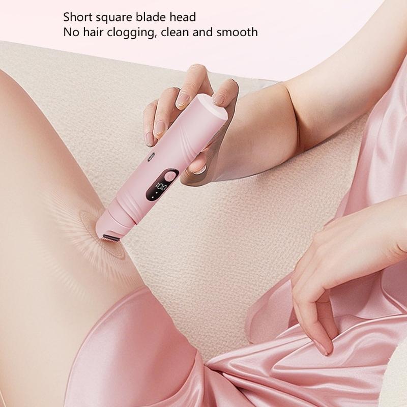 Rechargeable Cordless Hair Remover For Sensitive Skin Compact Travel Size ABS Material Unisex Body
